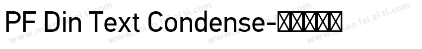PF Din Text Condense字体转换